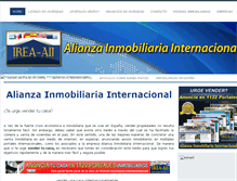Tablet Screenshot of alianzainmobiliariainternacional.com