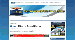 Desktop Screenshot of alianzainmobiliariainternacional.info