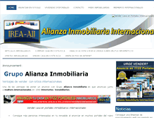 Tablet Screenshot of alianzainmobiliariainternacional.info